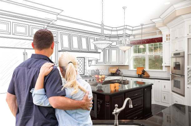 Custom kitchen cabinets installed in a Eden Prairie home